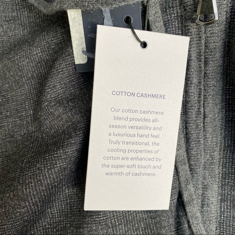 NWT Zachary Prell Cotton Cashmere Zip Hoodie - Picture 14 of 16